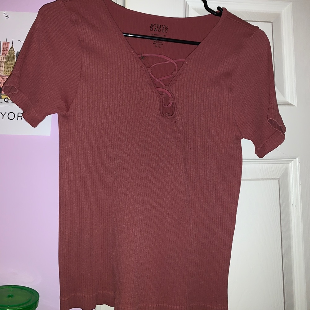 Active Basic Pink Top - image 1